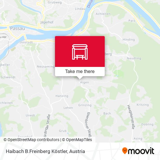Haibach B.Freinberg Köstler map