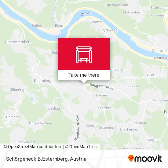Schörgeneck B.Esternberg map