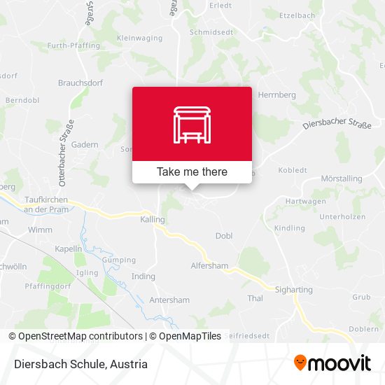 Diersbach Schule map