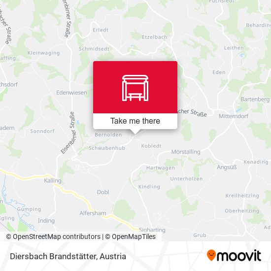 Diersbach Brandstätter map