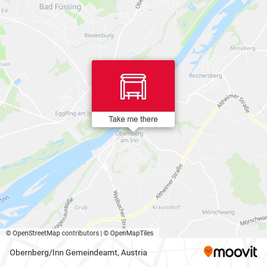 Obernberg/Inn Gemeindeamt map