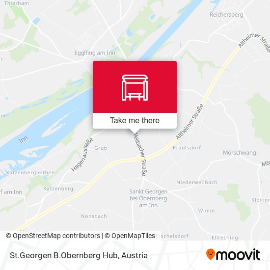 St.Georgen B.Obernberg Hub map