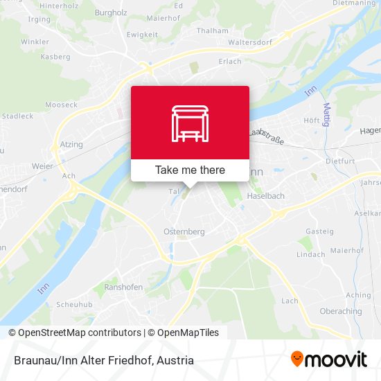 Braunau/Inn Alter Friedhof map