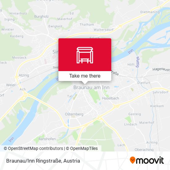 Braunau/Inn Ringstraße map