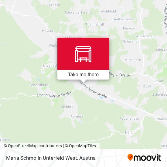 Maria Schmolln Unterfeld West map