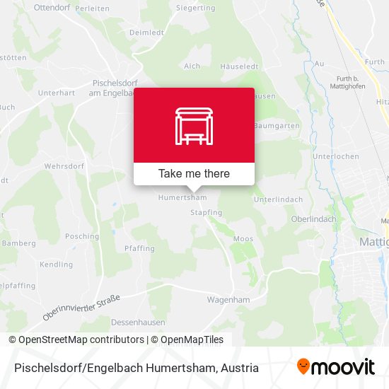 Pischelsdorf / Engelbach Humertsham map
