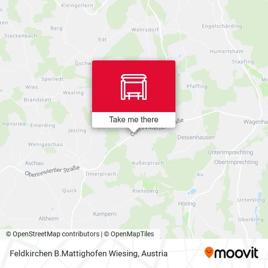 Feldkirchen B.Mattighofen Wiesing map