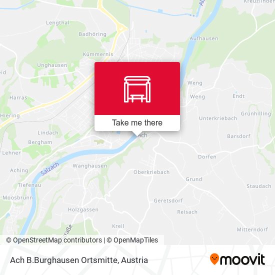 Ach B.Burghausen Ortsmitte map