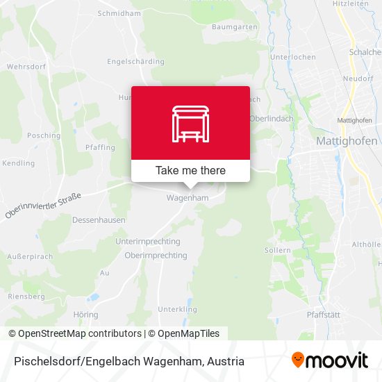 Pischelsdorf / Engelbach Wagenham map