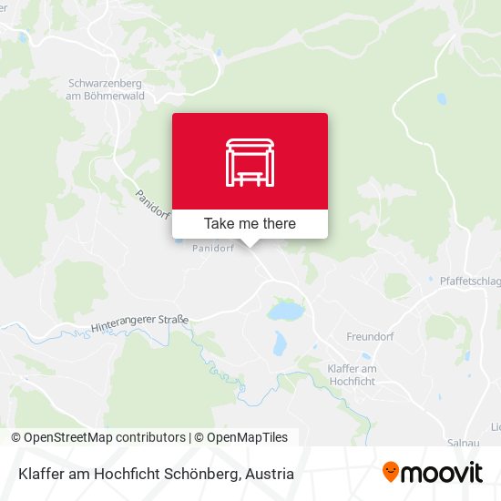 Klaffer am Hochficht Schönberg map