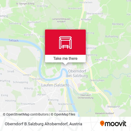 Oberndorf B.Salzburg Altoberndorf map