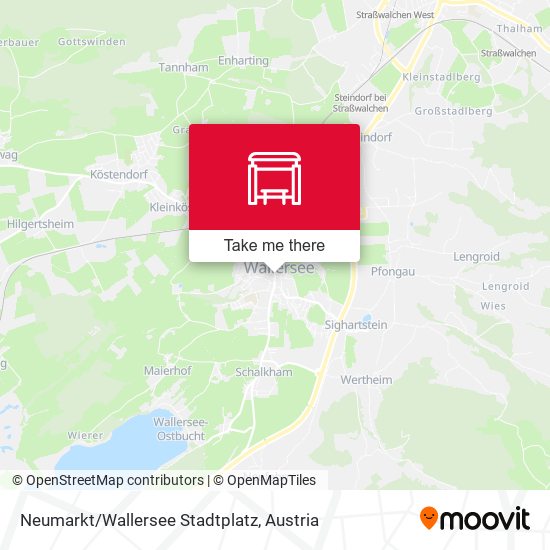 Neumarkt/Wallersee Stadtplatz map