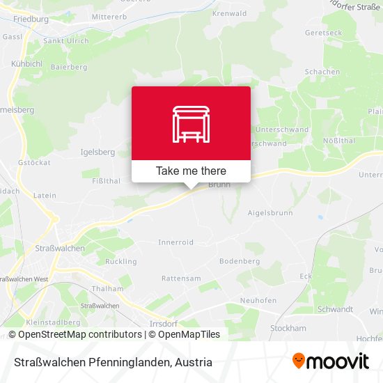 Straßwalchen Pfenninglanden map