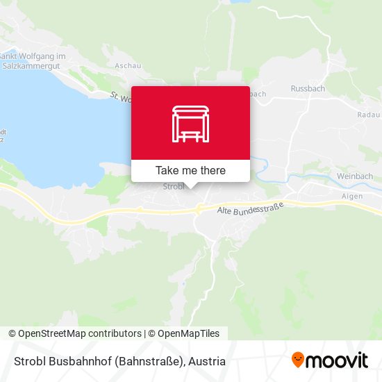 Strobl Busbahnhof (Bahnstraße) map