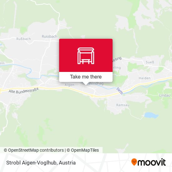 Strobl Aigen-Voglhub map