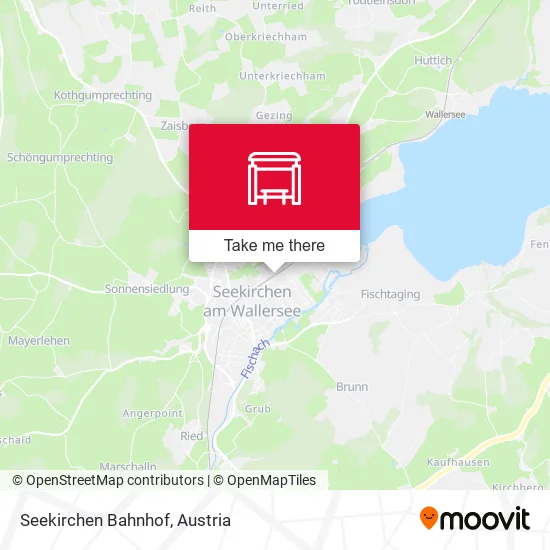 Seekirchen Bahnhof map