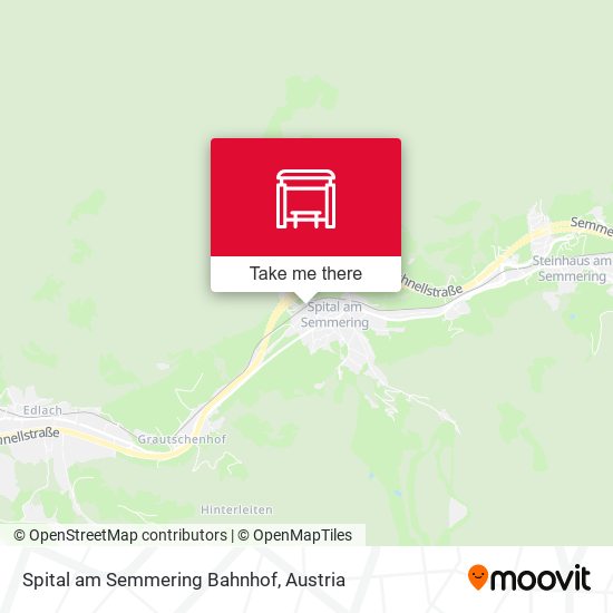 Spital am Semmering Bahnhof map