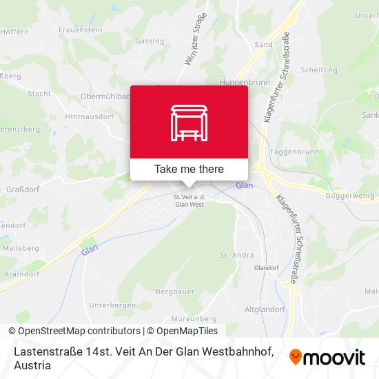 Lastenstraße 14st. Veit An Der Glan Westbahnhof map