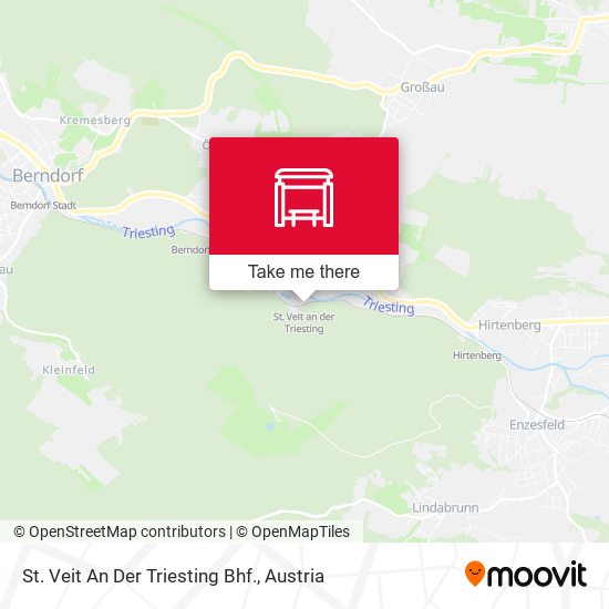 St. Veit An Der Triesting Bhf. map