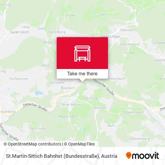 St.Martin-Sittich Bahnhst (Bundesstraße) map