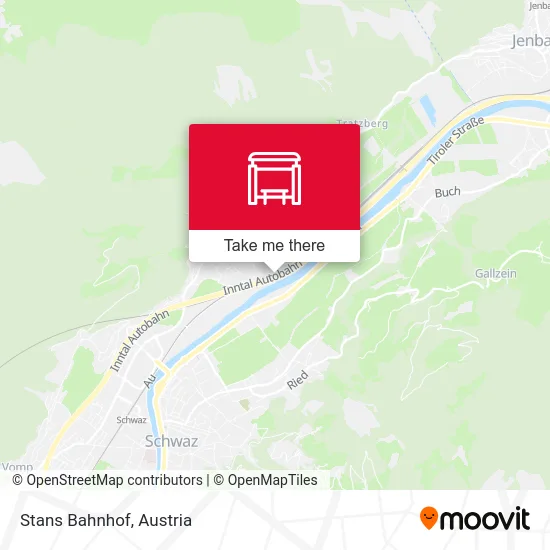 Stans Bahnhof map
