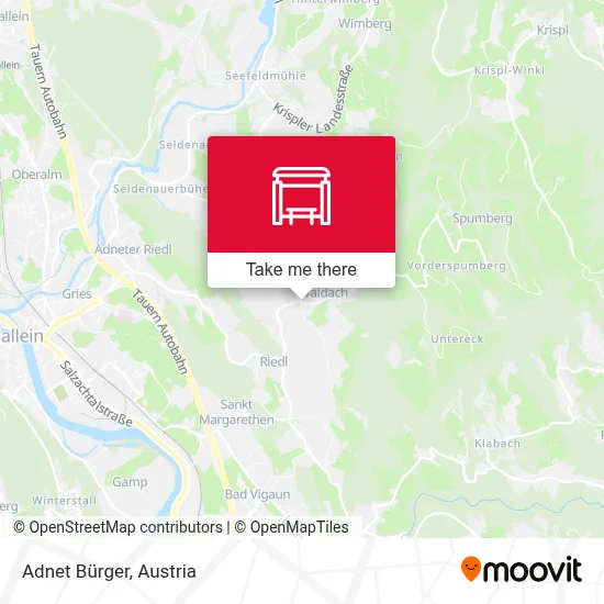 Adnet Bürger map
