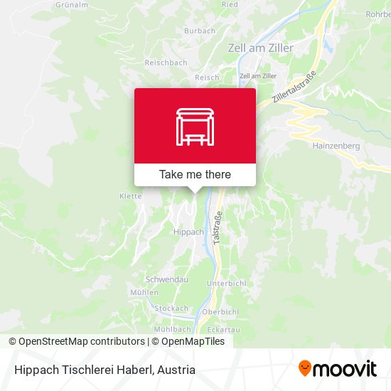 Hippach Tischlerei Haberl map
