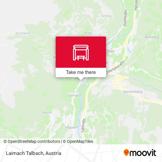 Laimach Talbach map