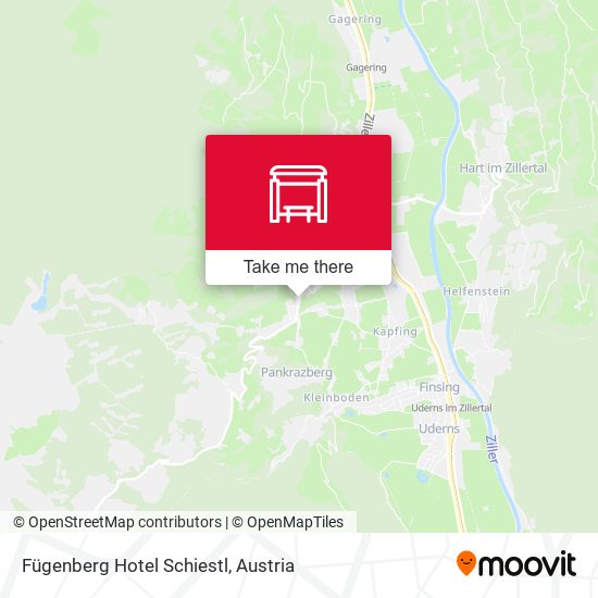 Fügenberg Hotel Schiestl map