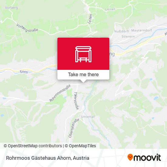 Rohrmoos Gästehaus Ahorn map
