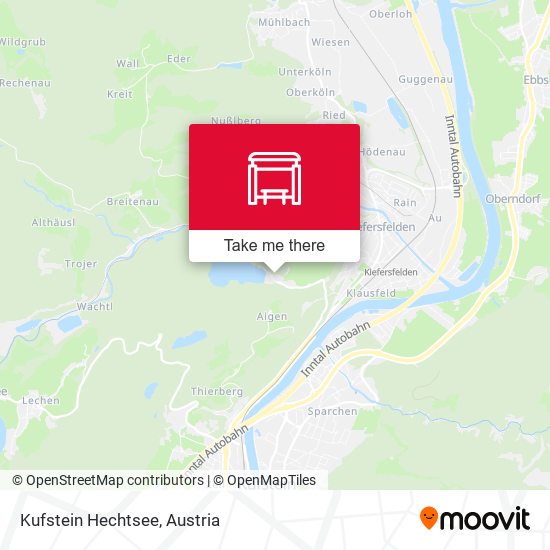 Kufstein Hechtsee map