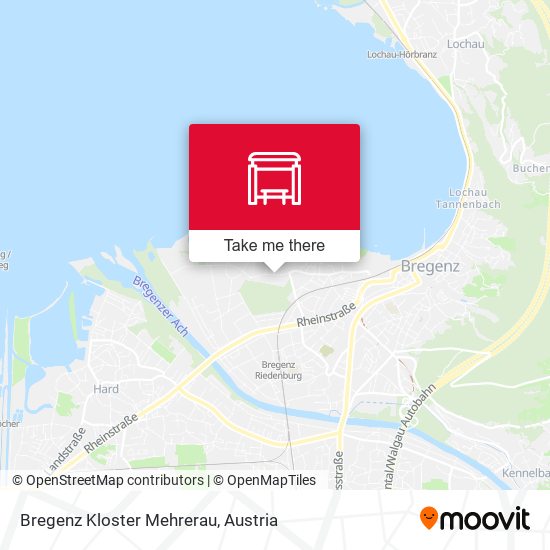 Bregenz Kloster Mehrerau map
