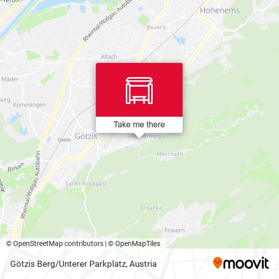 Götzis Berg/Unterer Parkplatz map
