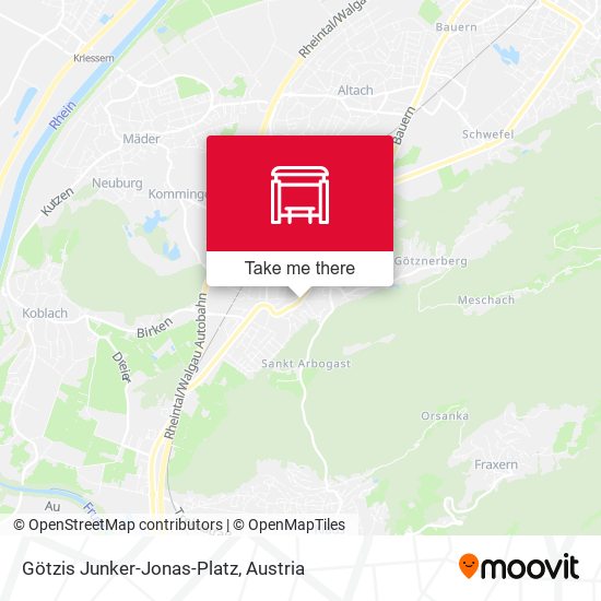 Götzis Junker-Jonas-Platz map