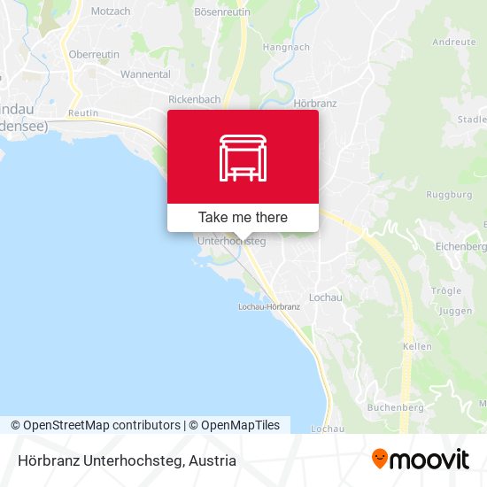 Hörbranz Unterhochsteg map
