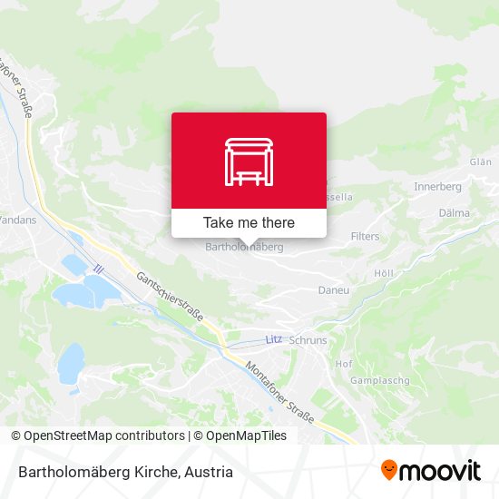 Bartholomäberg Kirche map
