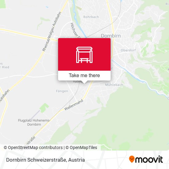 Dornbirn Schweizerstraße map