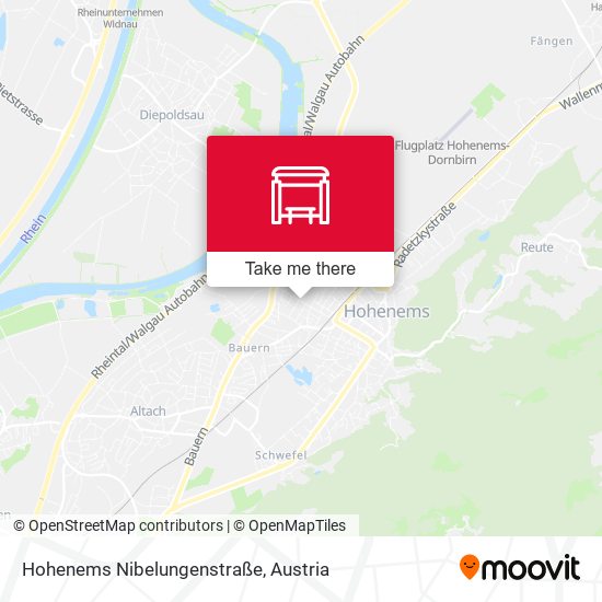 Hohenems Nibelungenstraße map