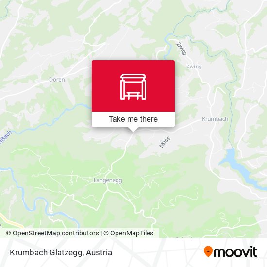 Krumbach Glatzegg map