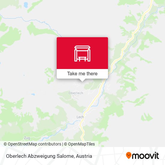 Oberlech Abzweigung Salome map