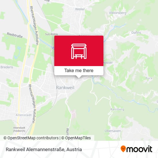 Rankweil Alemannenstraße map