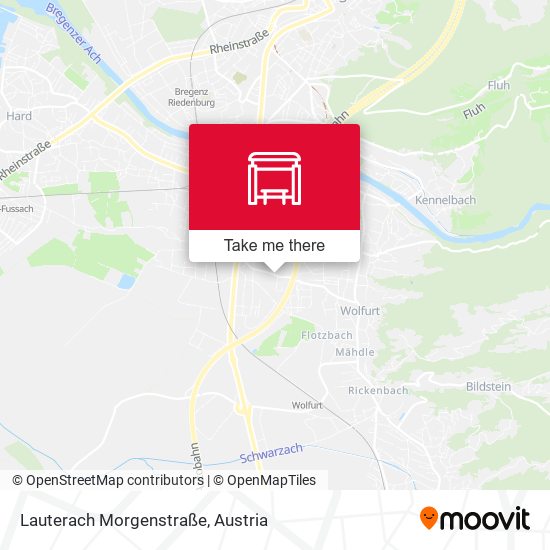 Lauterach Morgenstraße map