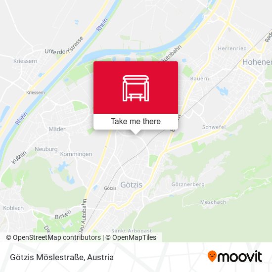 Götzis Möslestraße map