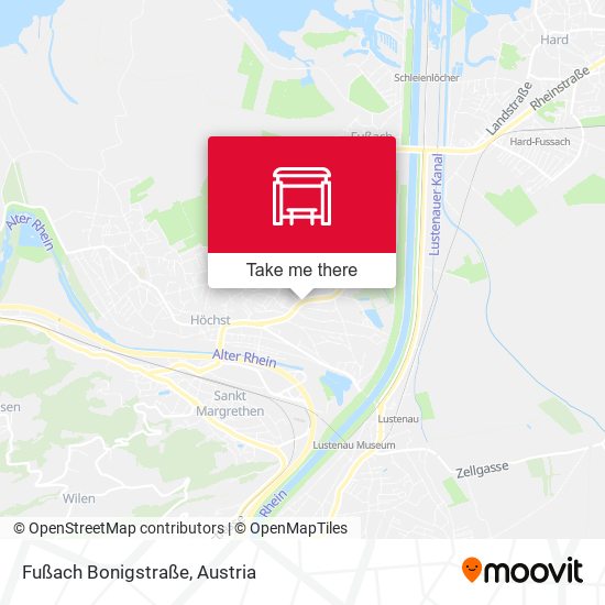 Fußach Bonigstraße map