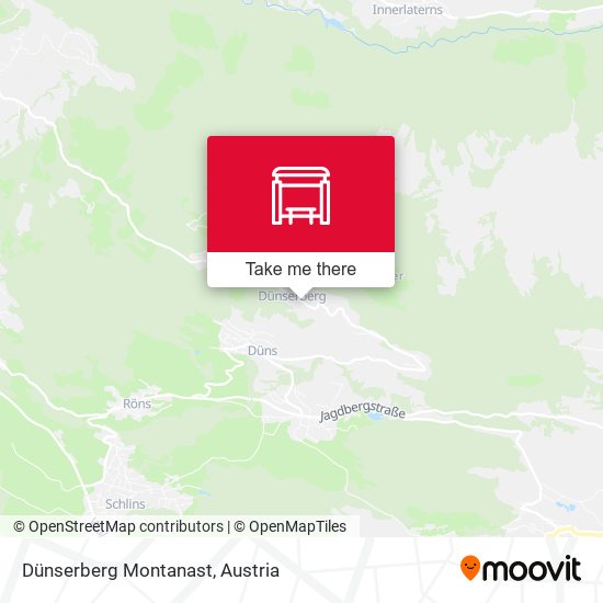 Dünserberg Montanast map