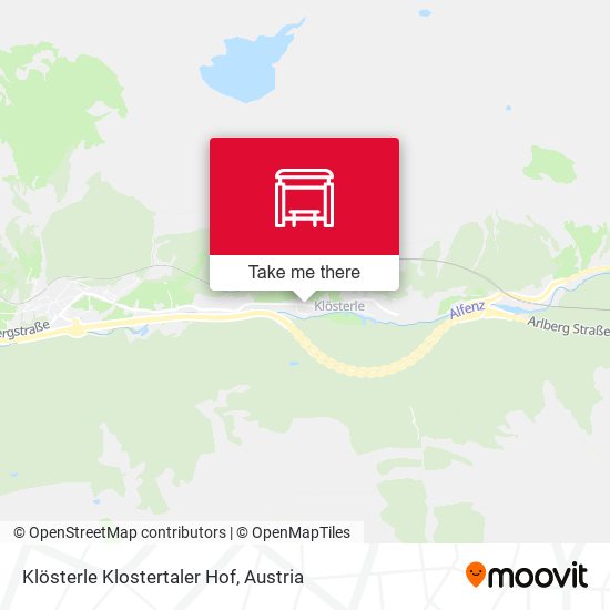 Klösterle Klostertaler Hof map