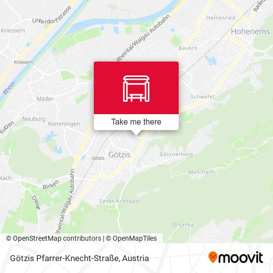 Götzis Pfarrer-Knecht-Straße map