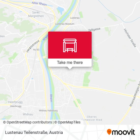 Lustenau Teilenstraße map