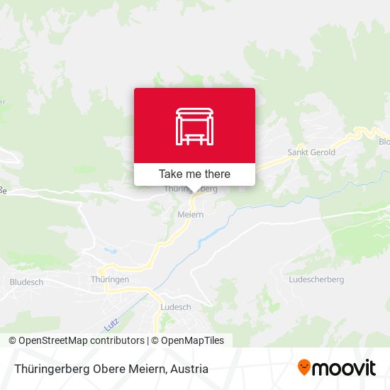 Thüringerberg Obere Meiern map