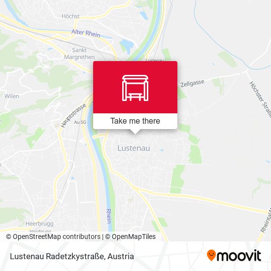 Lustenau Radetzkystraße map